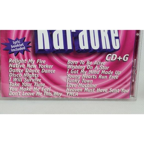 CDB 2005 Party Tyme Disco Karaoke CD+G CD Lyric Booklet Included No Scratches - Picture 2 of 11